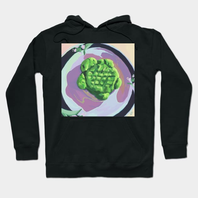 Matcha Turtle Cookie Hoodie by venglehart